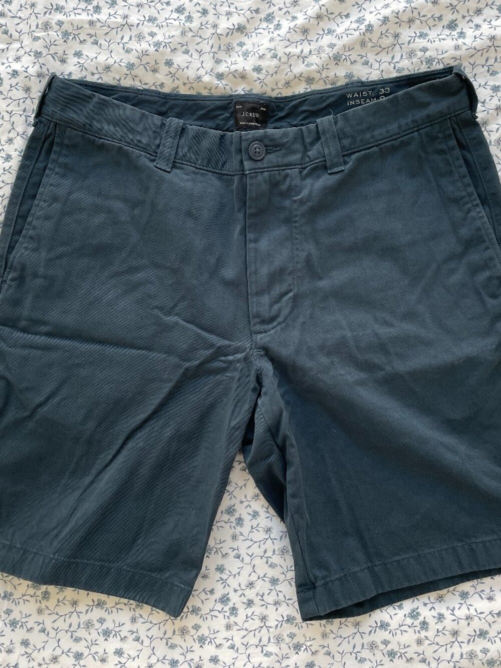 J.Crew 9" Shorts - 33 - Navy Blue